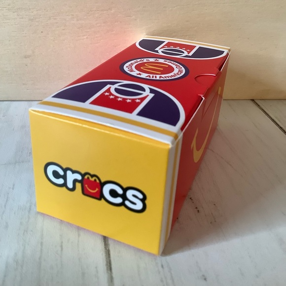 McDonald's Crocs Happy Meal Toys March Madness 2026 NEW 6 Courtside Yellow Red - Picture 3 of 5